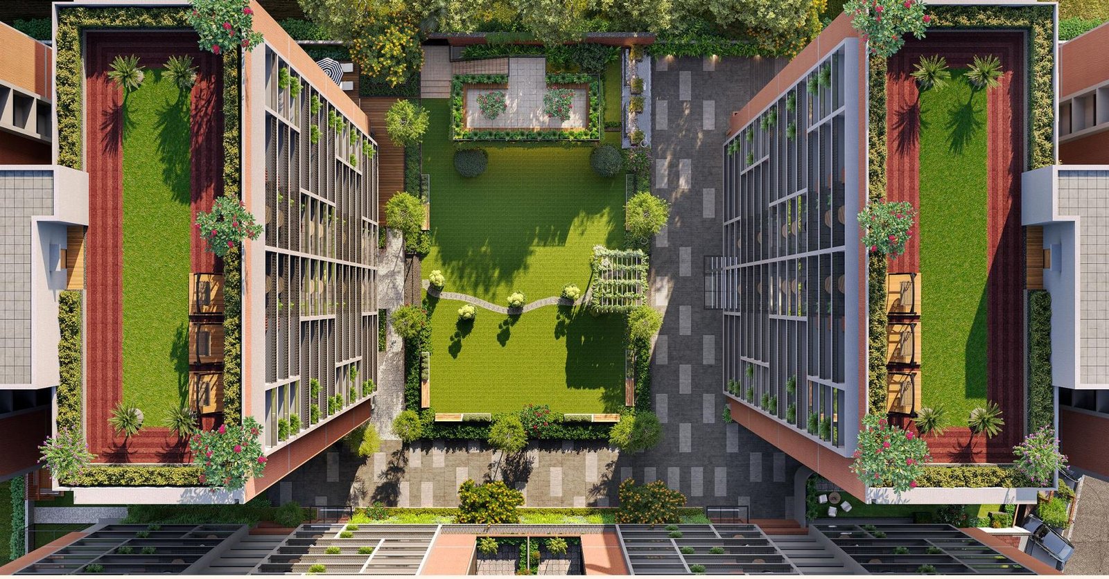 Courtyard view