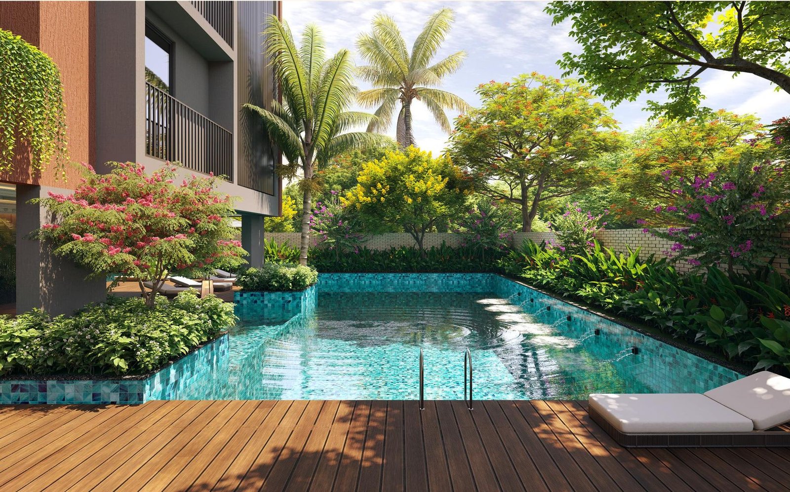 Pool deck
